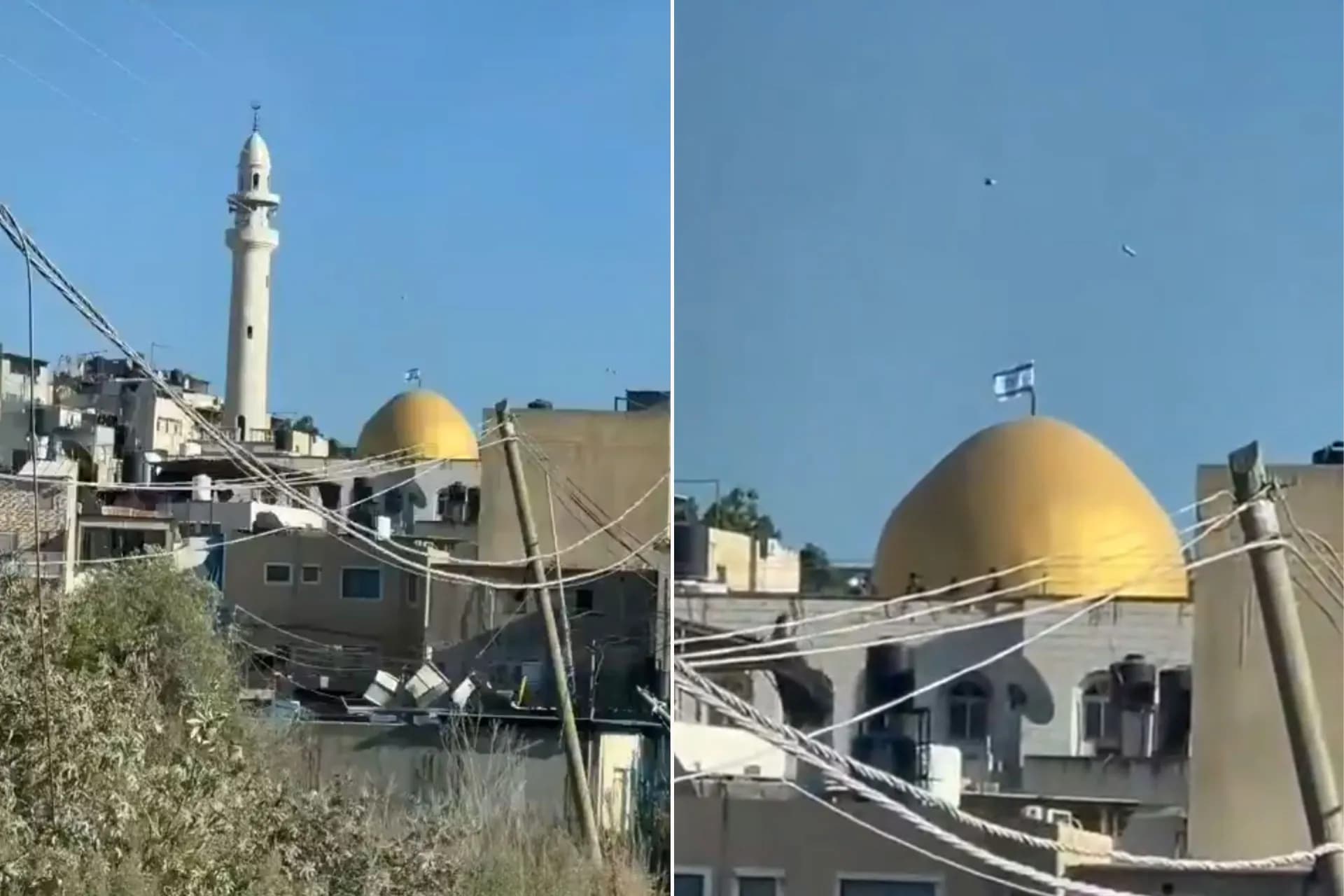 Israeli forces raise flag on Tulkarm mosque