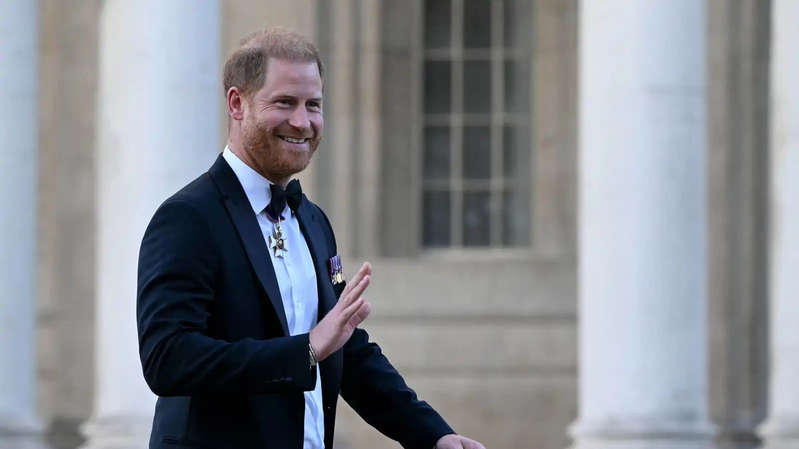 Prince Harry's first UK public appearance