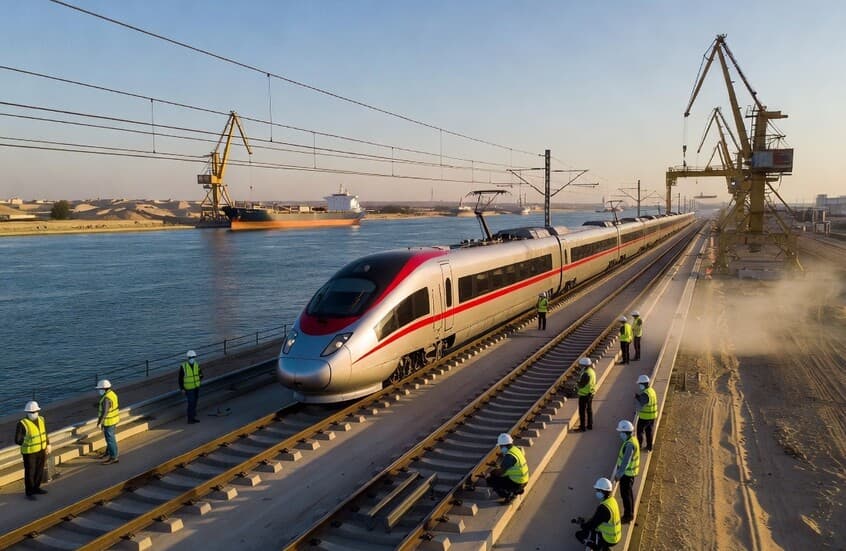 مصر تجهز أول قطار كهربائي سريع