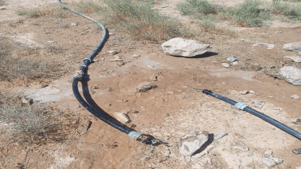 تعديات على خطوط مياه في الزرقاء تتجاوز 3 كم
