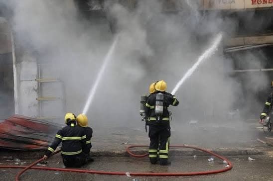 Fire Breaks Out in Downtown Furniture Shops
