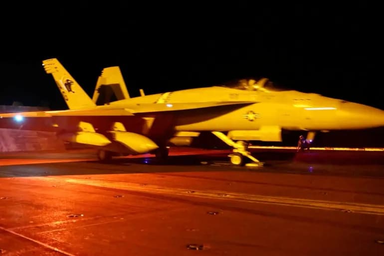 US hits 100 Iranian sites amid Tehran's Arab responses