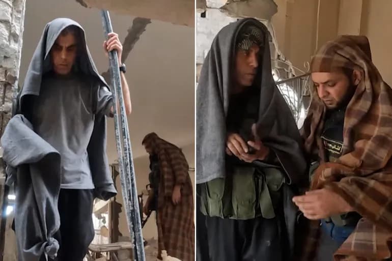 السنوار ويحمل مقاومين في رفح