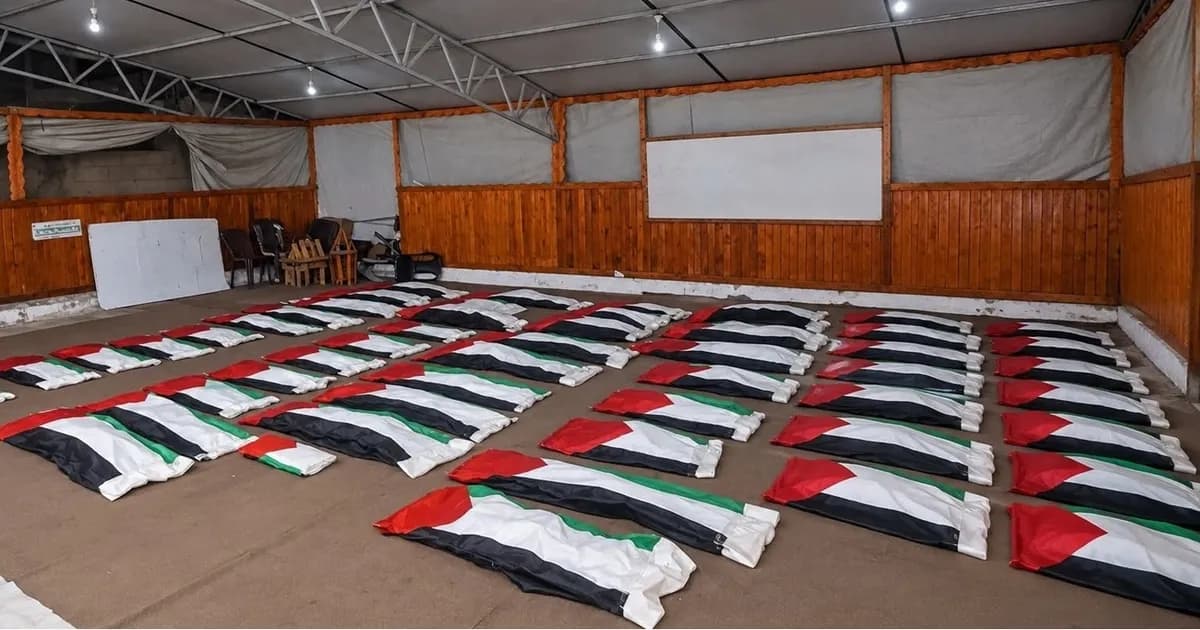 Gaza mourns 105 martyrs from Taj Tower