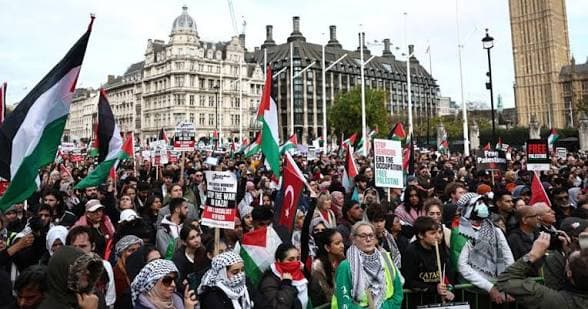 European cities see 68000+ protests over Gaza conflict