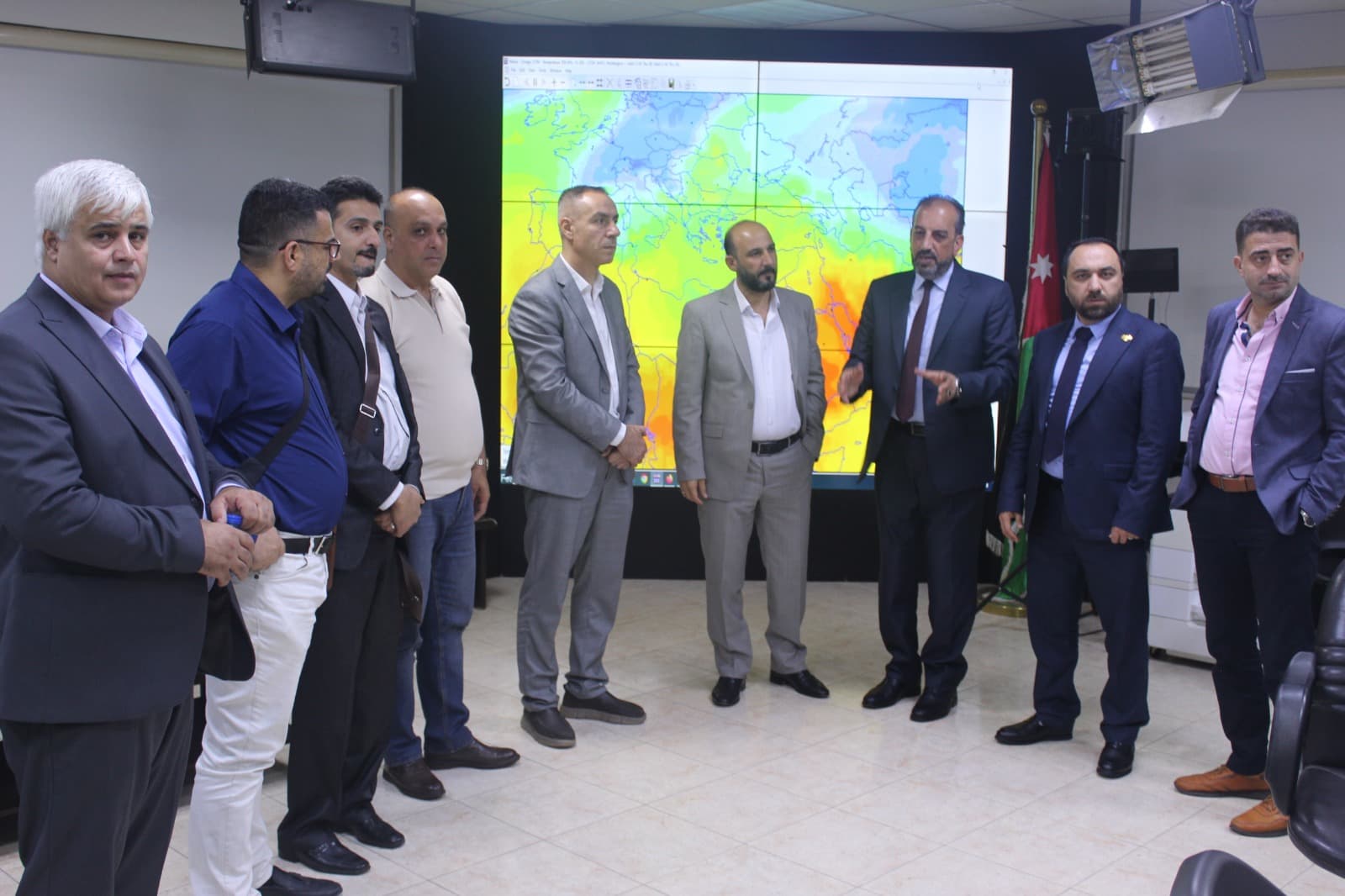 Syrian Meteorologist Visits Jordan for Collaboration