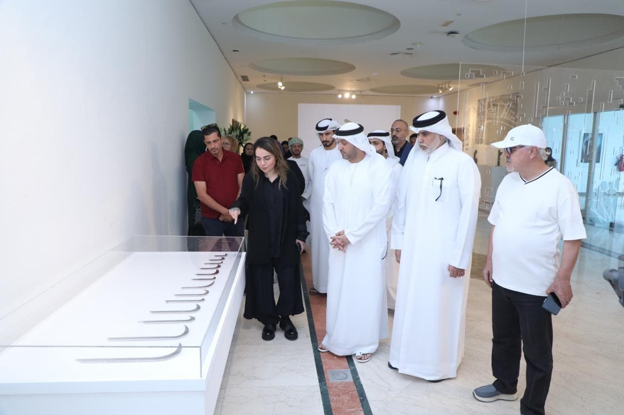 Sharjah Calligraphy Forum Showcases Arabic Letter Sculpture