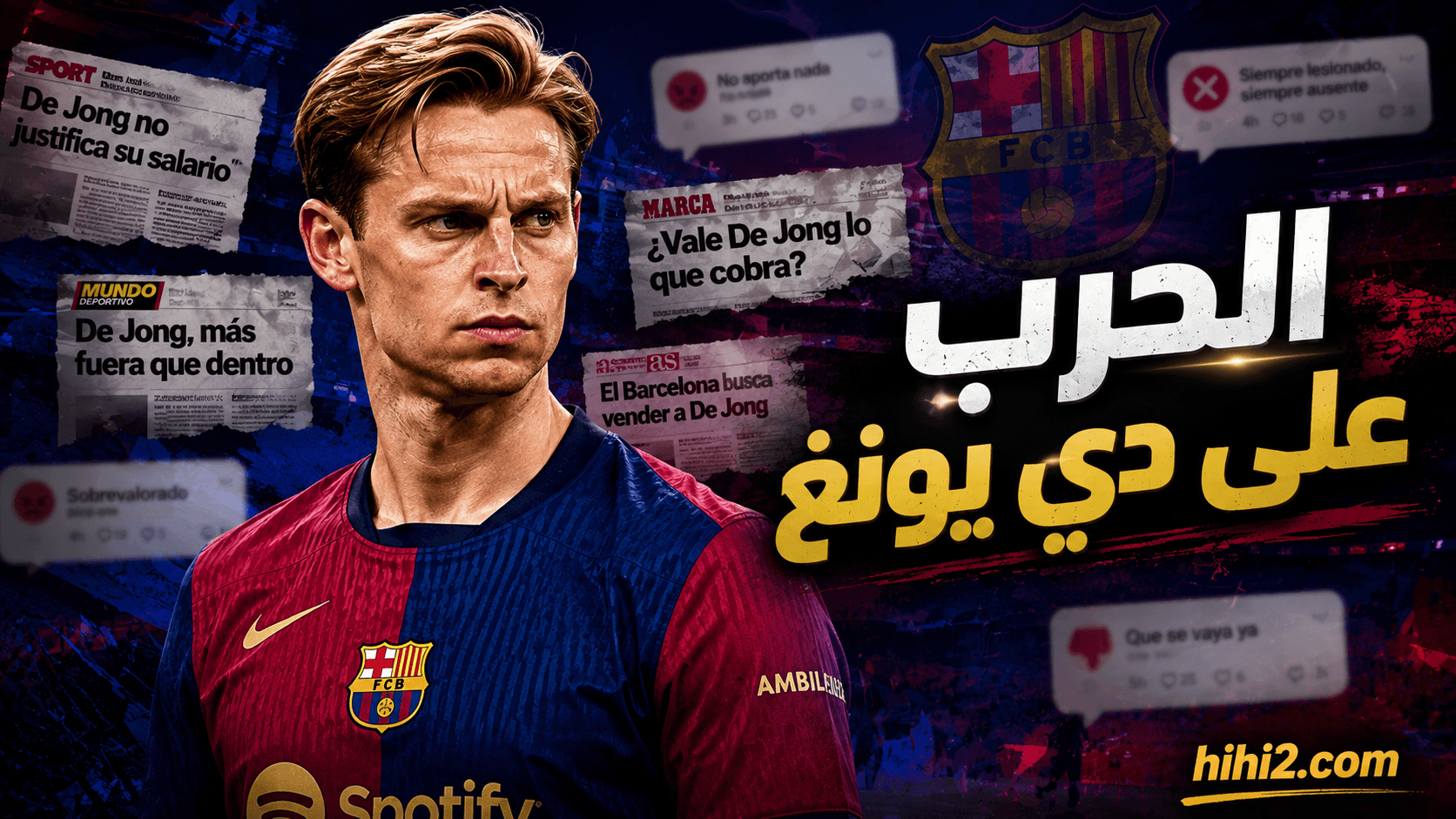Barcelona fans warned about De Jong
