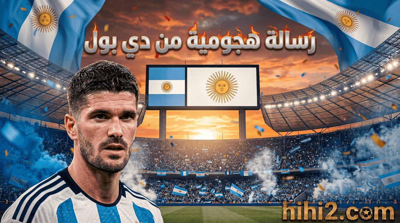 De Paul Responds to Argentina's Early Criticism