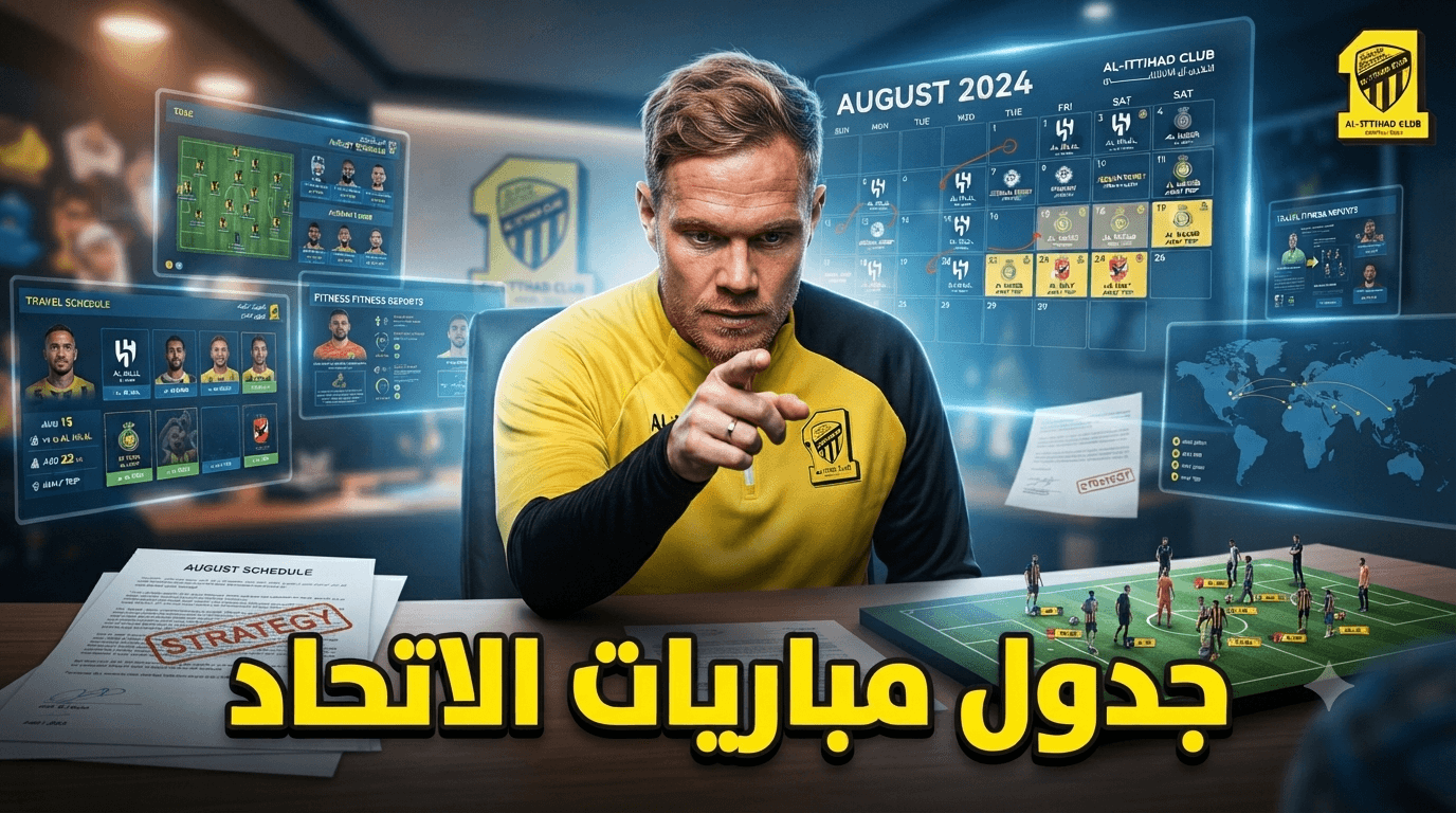 الاتحاد يواجه تحدي أغسطس في 6 مباريات