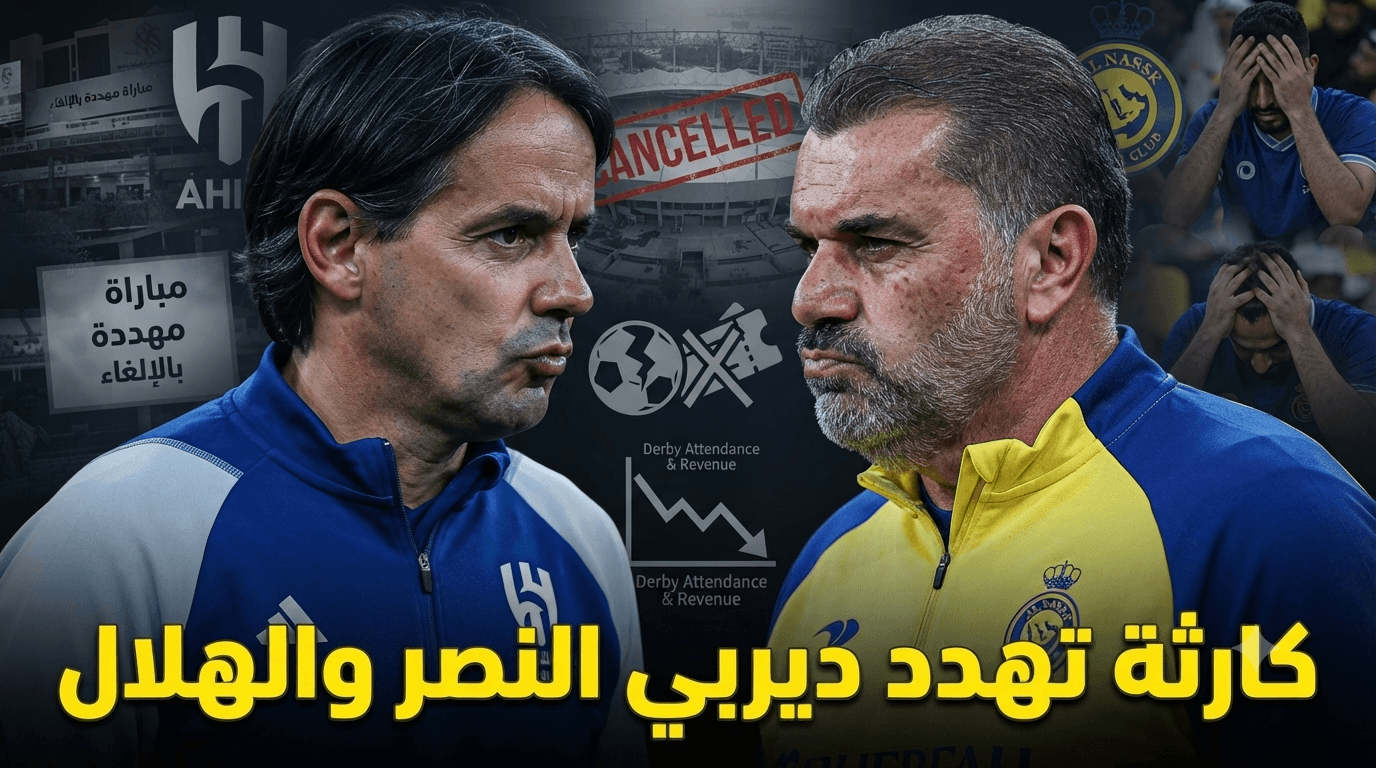 ديربي الهلال والنصر يواجه ضعف الحضور