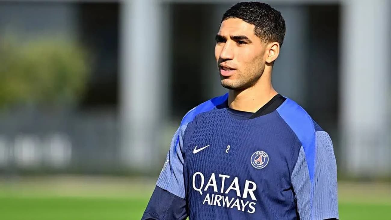 حكيمي يشارك رسميا مع PSG في دوري الأبطال