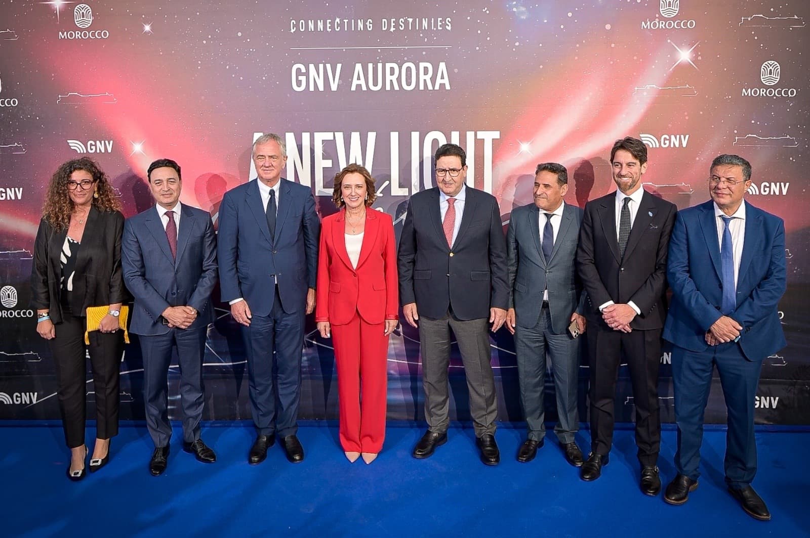 Genoa connects to Morocco by sea