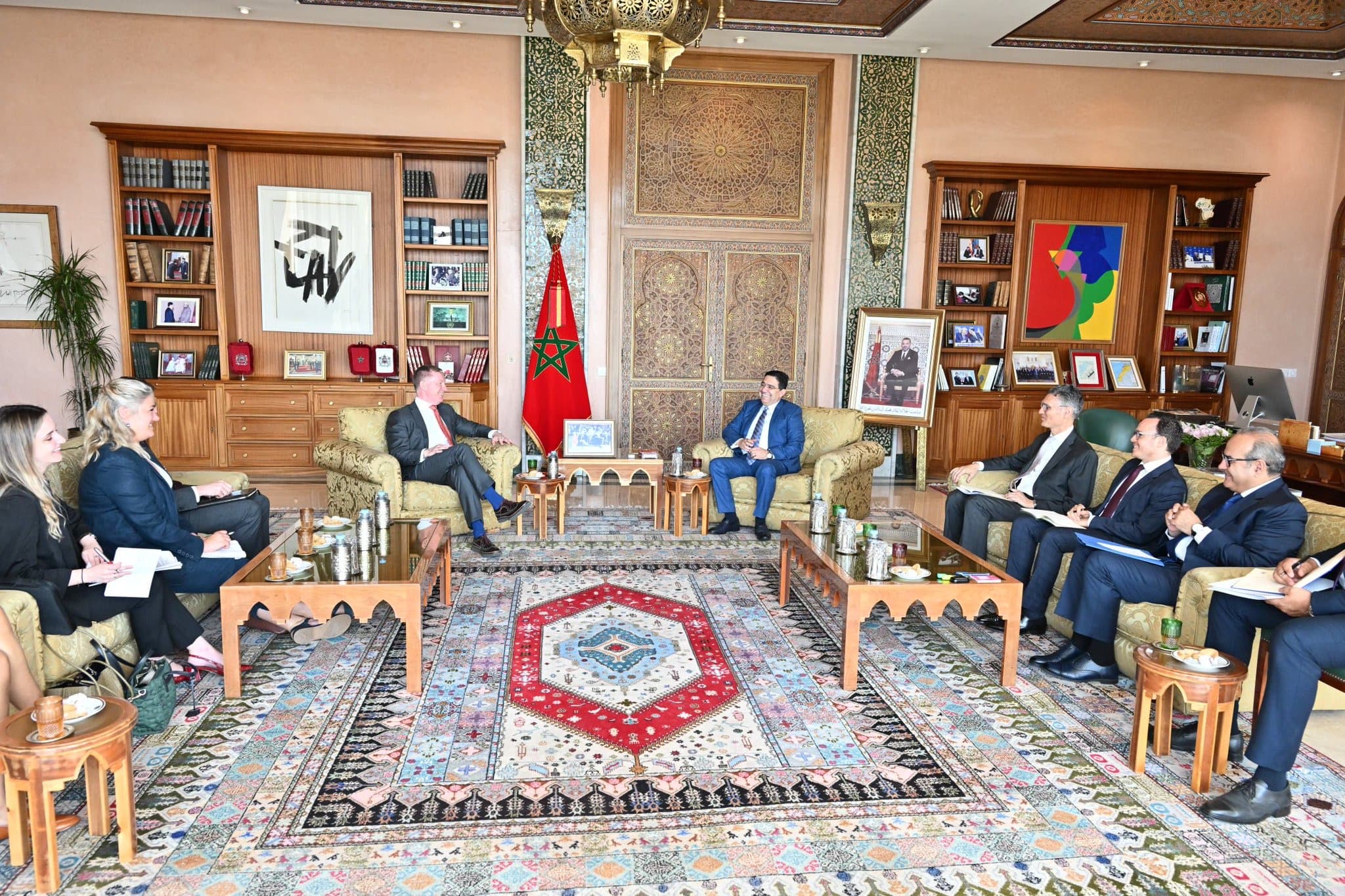 Bourita Meets UK Trade Minister