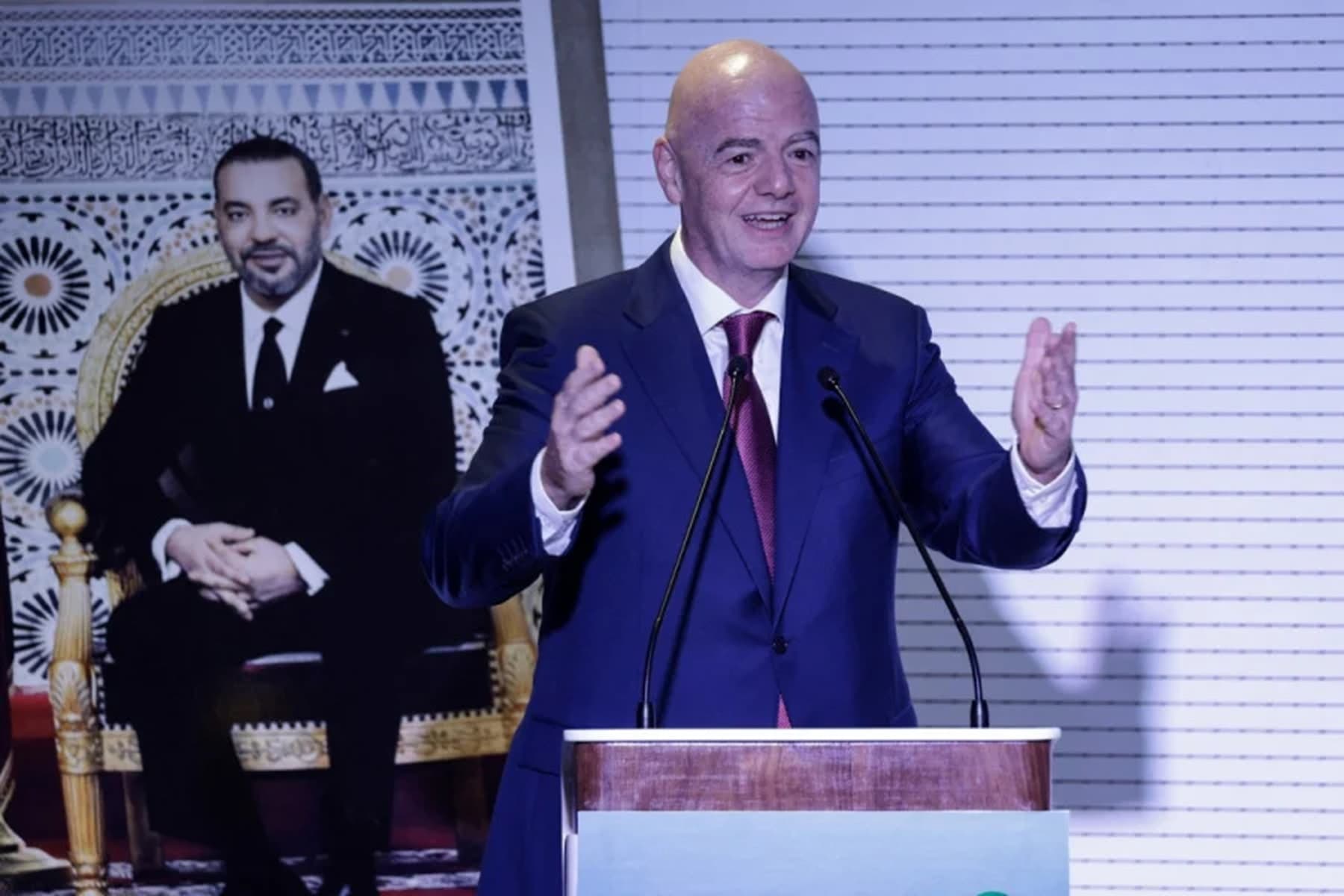 Infantino: 2030 World Cup to be historic in Morocco