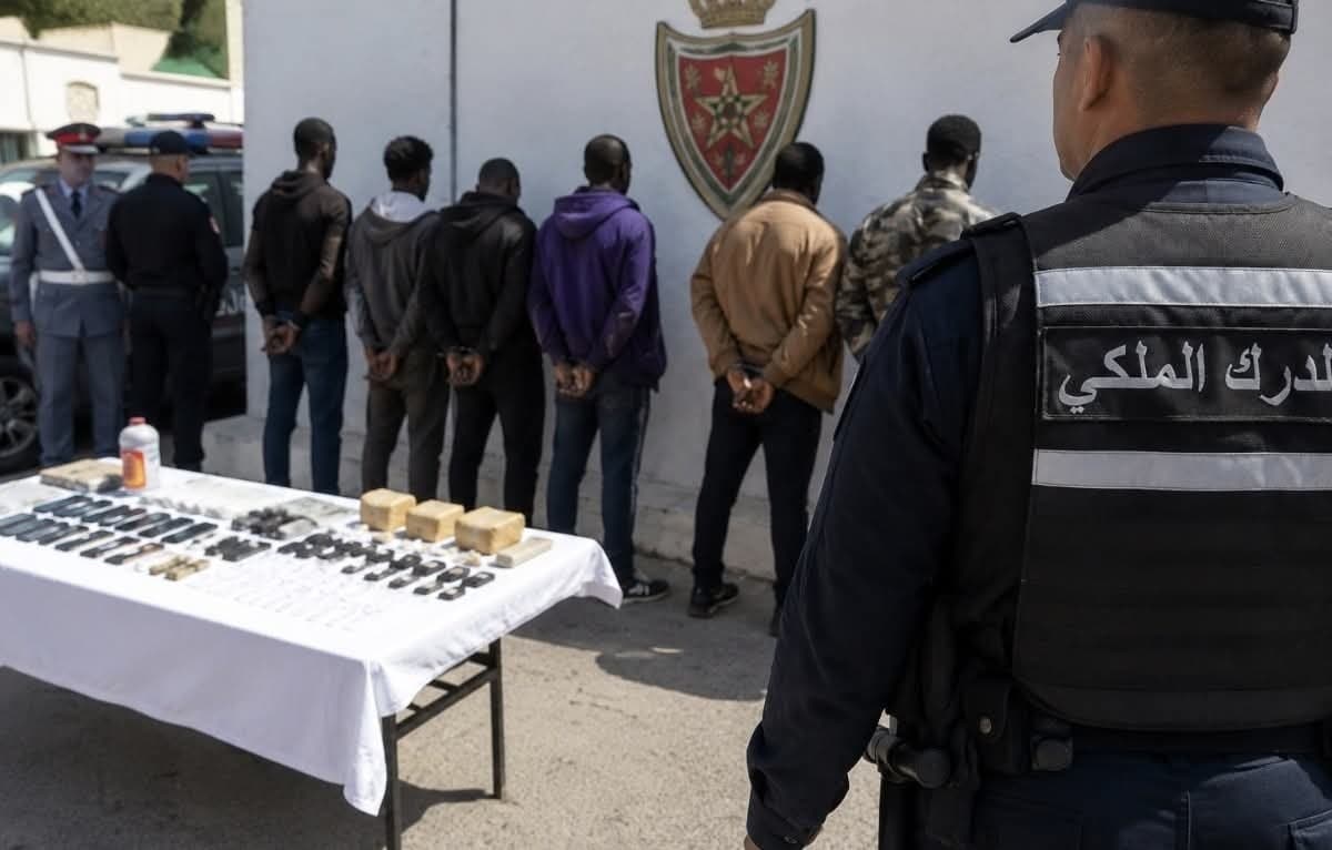 Moroccan Intelligence Service Exposes Notorious African Gang Involved in Robbery, Drug Trafficking, and Assaults