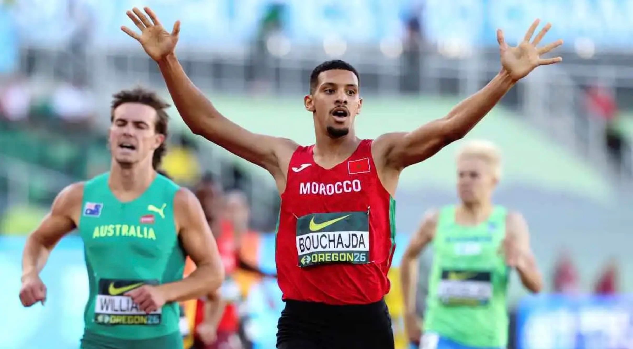 Imad Bouchajada earns gold at youth athletics