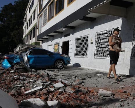Major earthquake strikes Colombia causing casualties