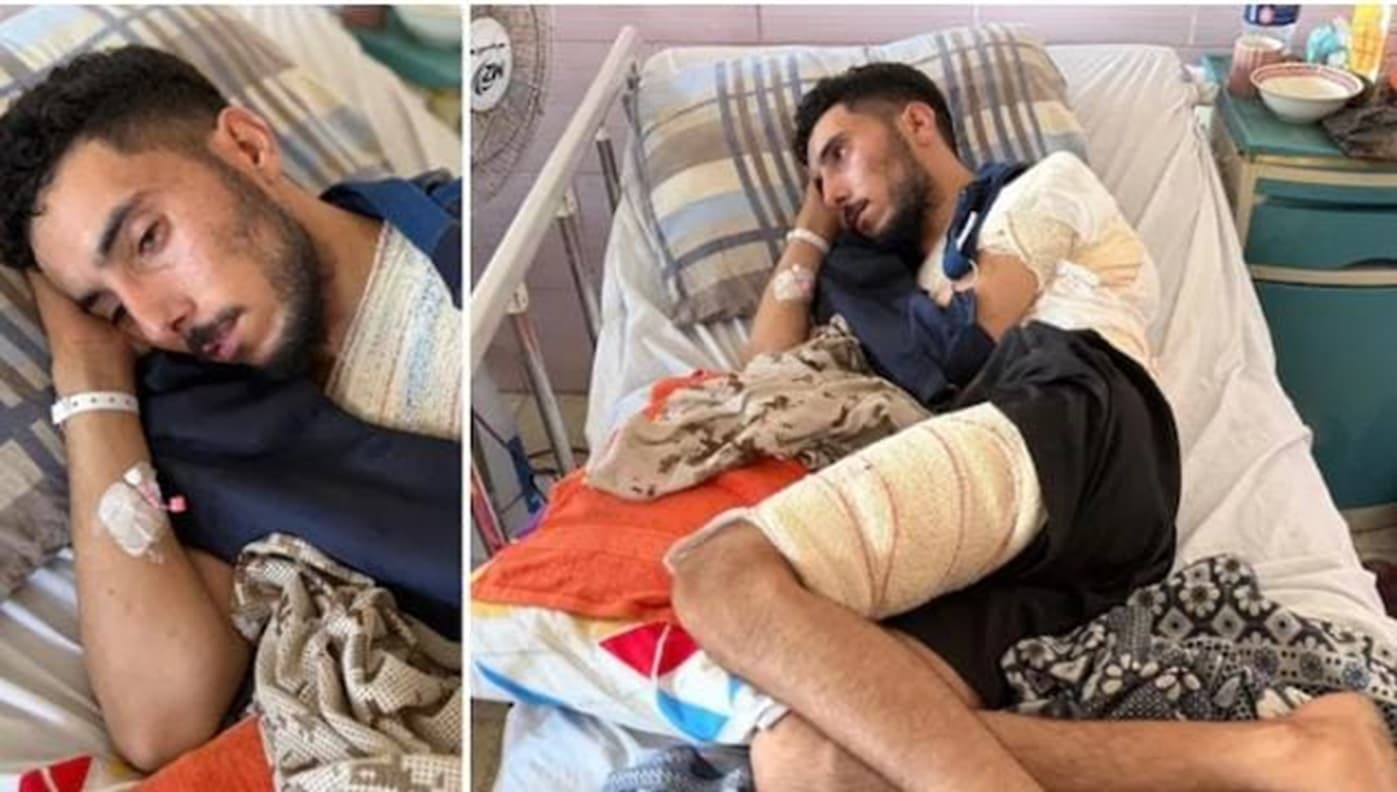 Fake Image of Young Man from Gaza