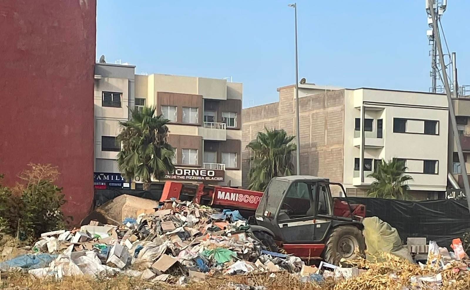 Chaos on Ain Achqaf road in Fez