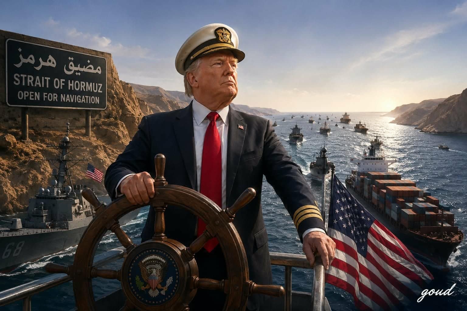 Trump affirms Strait of Hormuz under control