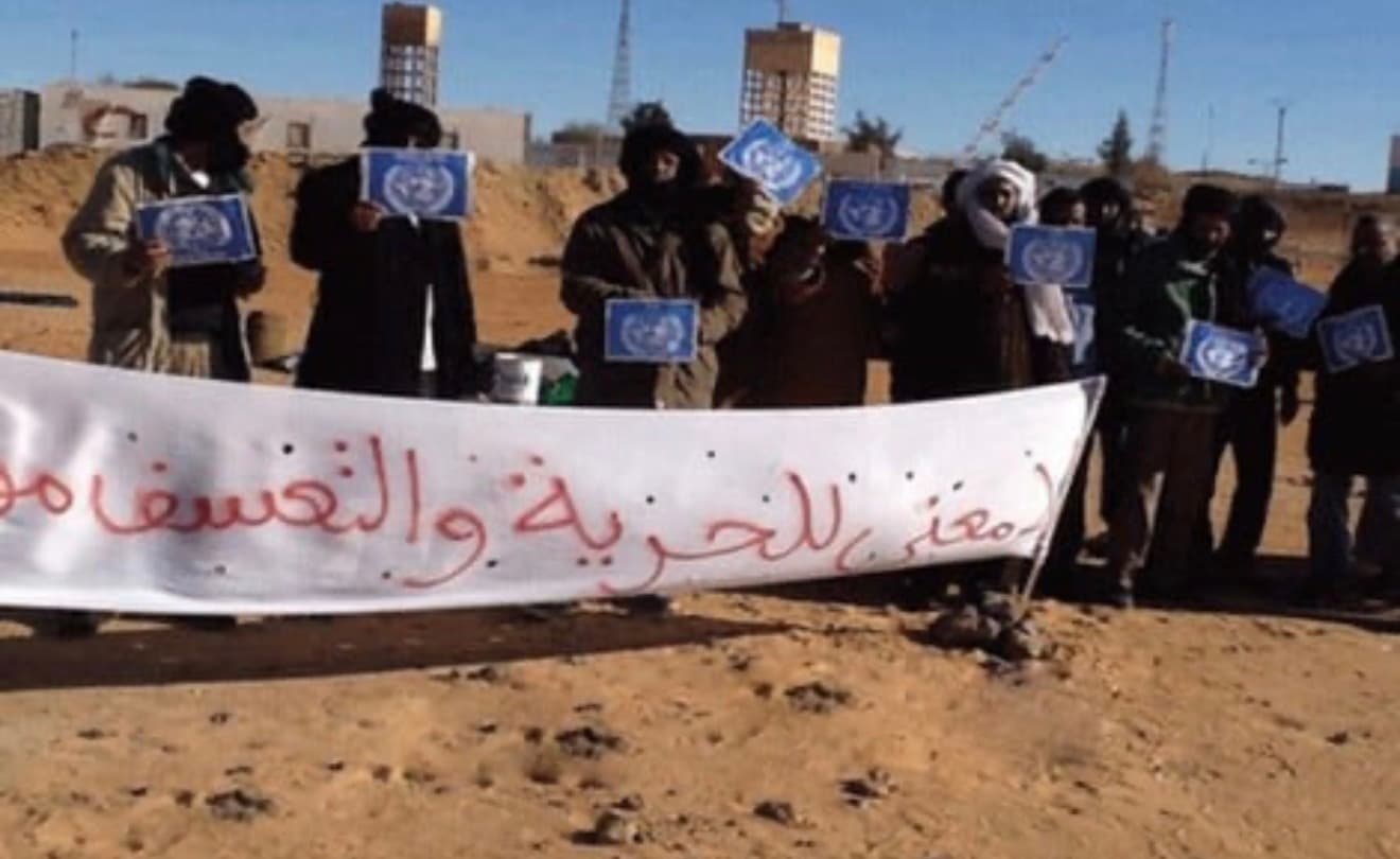 Tindouf Activists Protest Polisario
