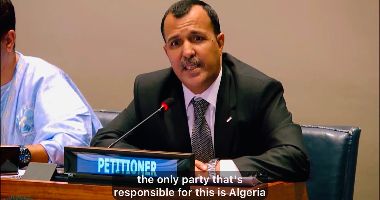 Hamada El Bahie on Sahrawi suffering