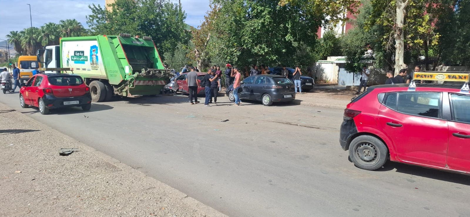 Fez dump accident involves 8 cars