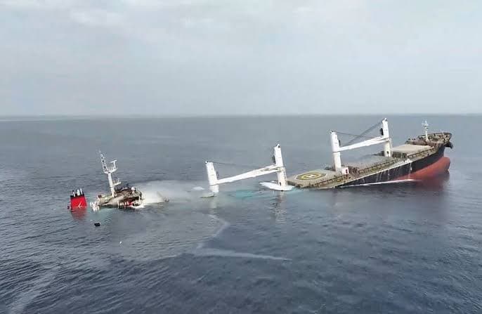 Cargo ship sinking causes 17 fatalities