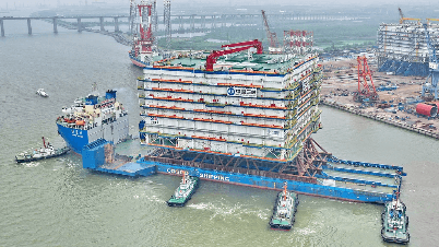 China finishes world's largest offshore power plant in 7 hours