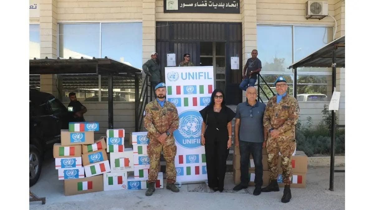 صور البلدية تتلقى هبة غذائية من اليونيفيل لدعم المرأة