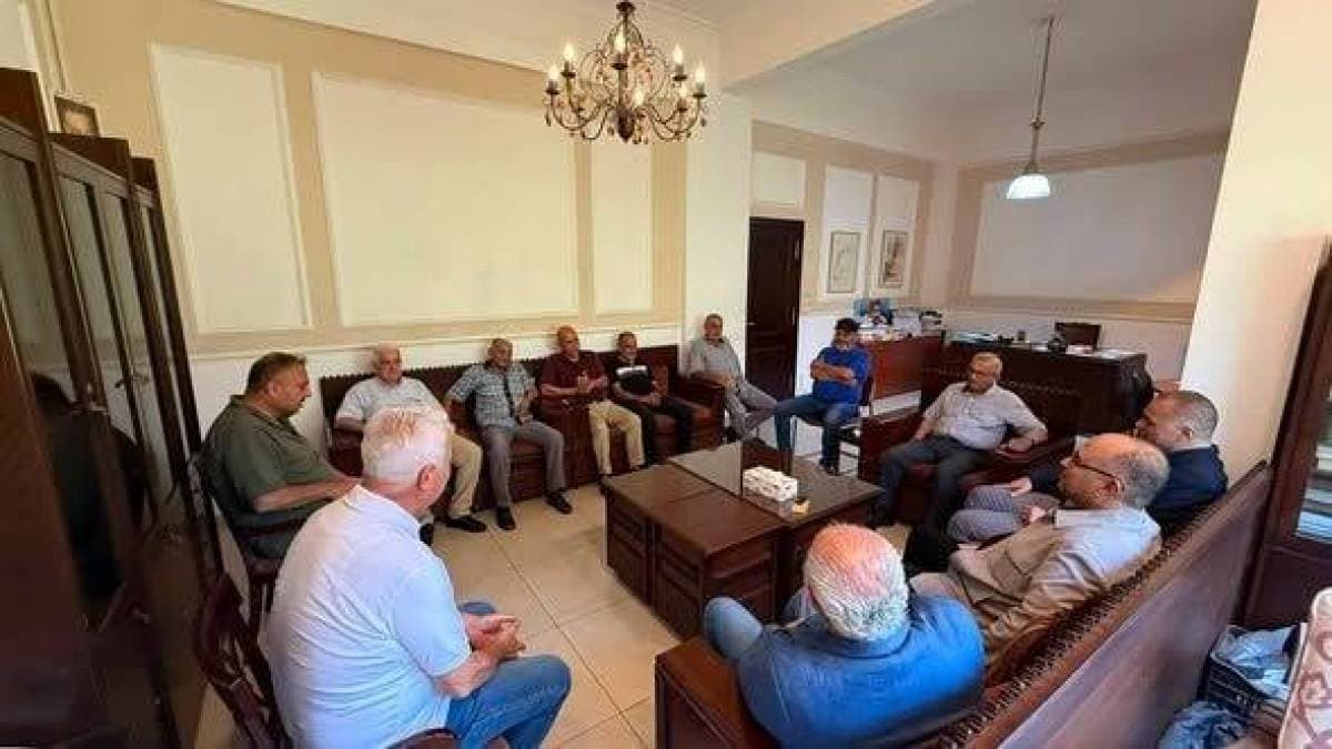 Osama Saad Meets New Fatah Leaders