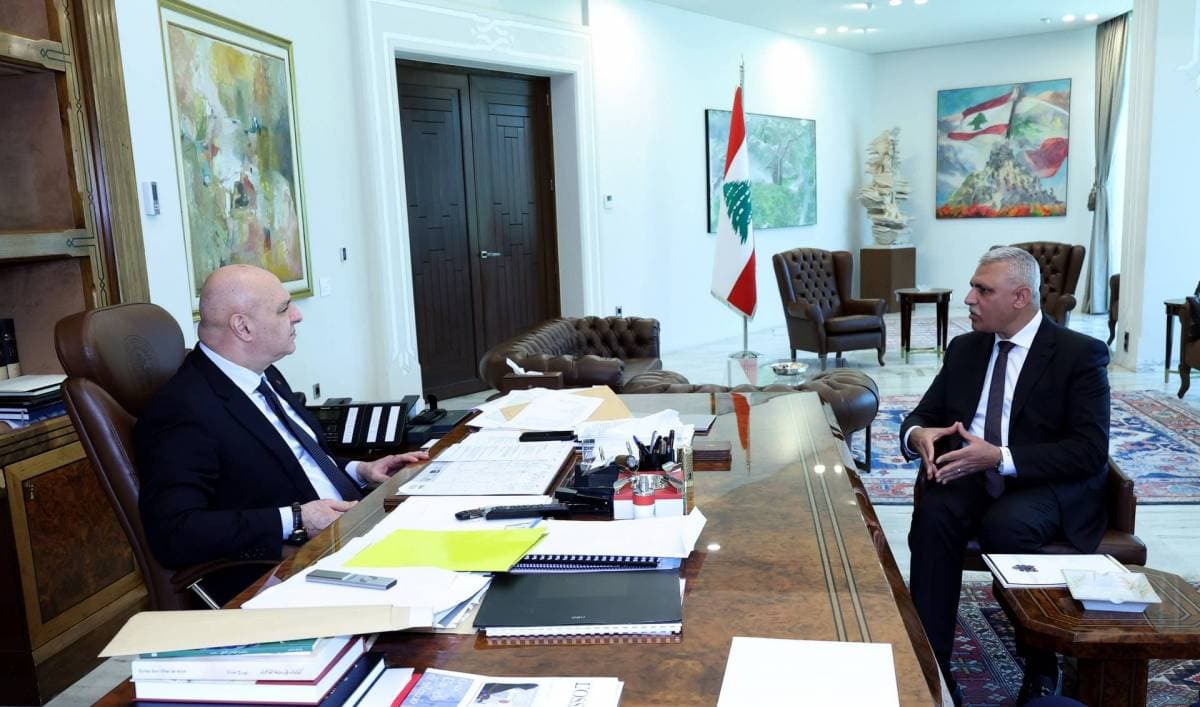 عون يناقش مع شقير الأوضاع الأمنية