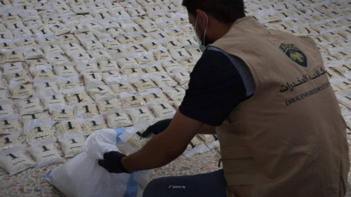 سوريا تعلن ضبط مخدرات وارد لبنان