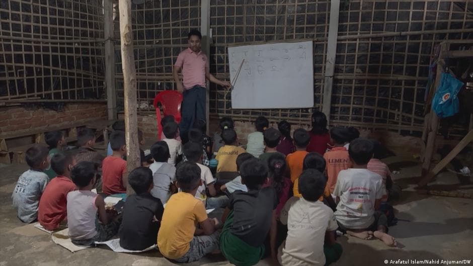 Refugee children's education at risk