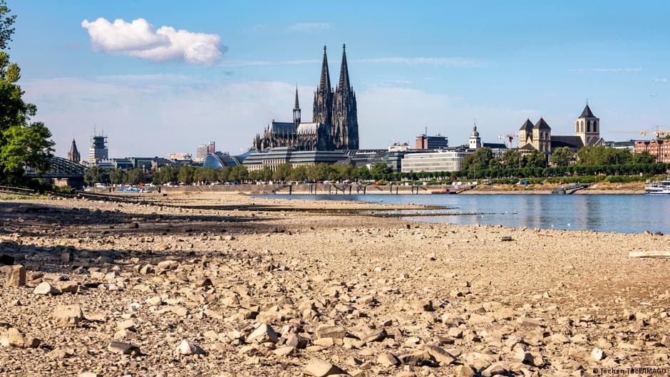 Water scarcity endangers the Rhine