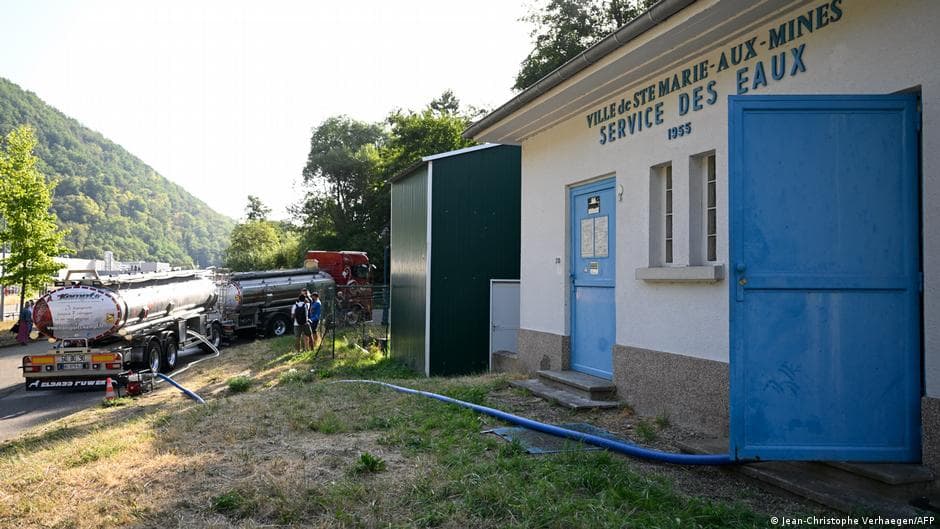 France Faces Drought, Water Delivered by Tankers