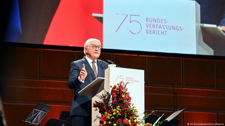 German Court Celebrates 75 Years Amid Extremism Warnings