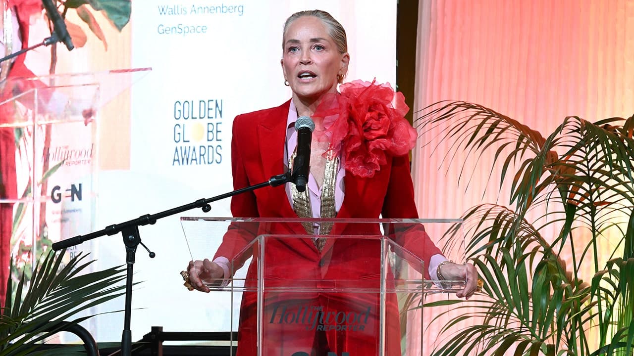 Sharon Stone on male pregnancy and abortion access