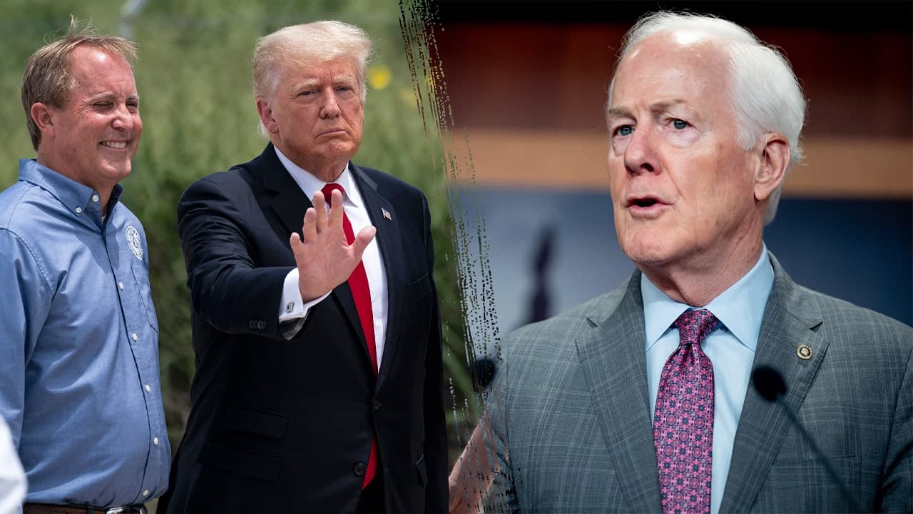 Trump criticizes Cornyn over AG race