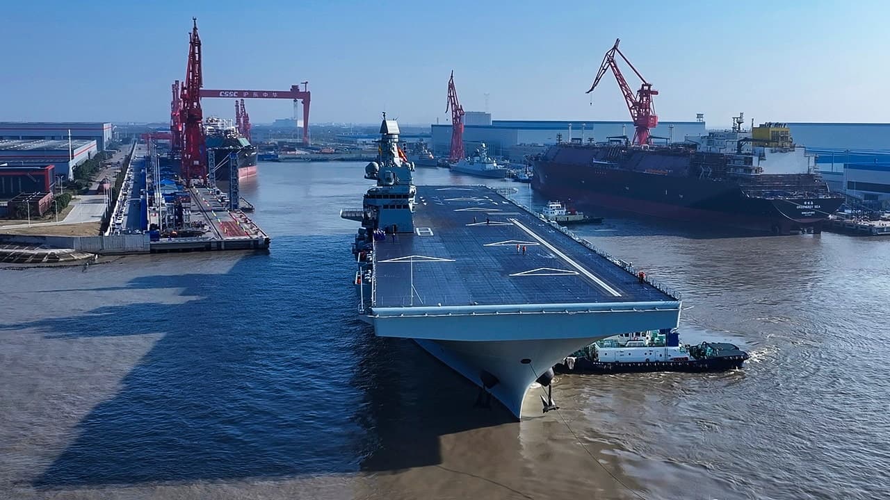 China constructs large ship raising US concerns