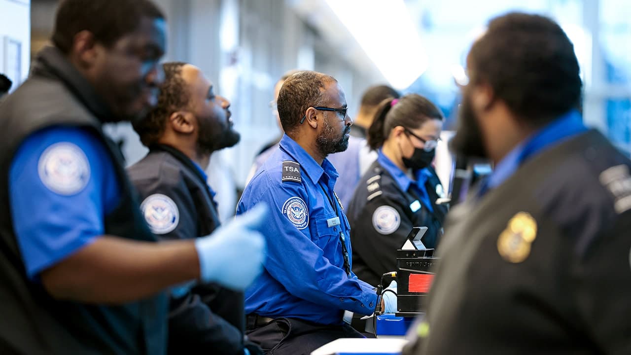 TSA removes checkpoint chairs