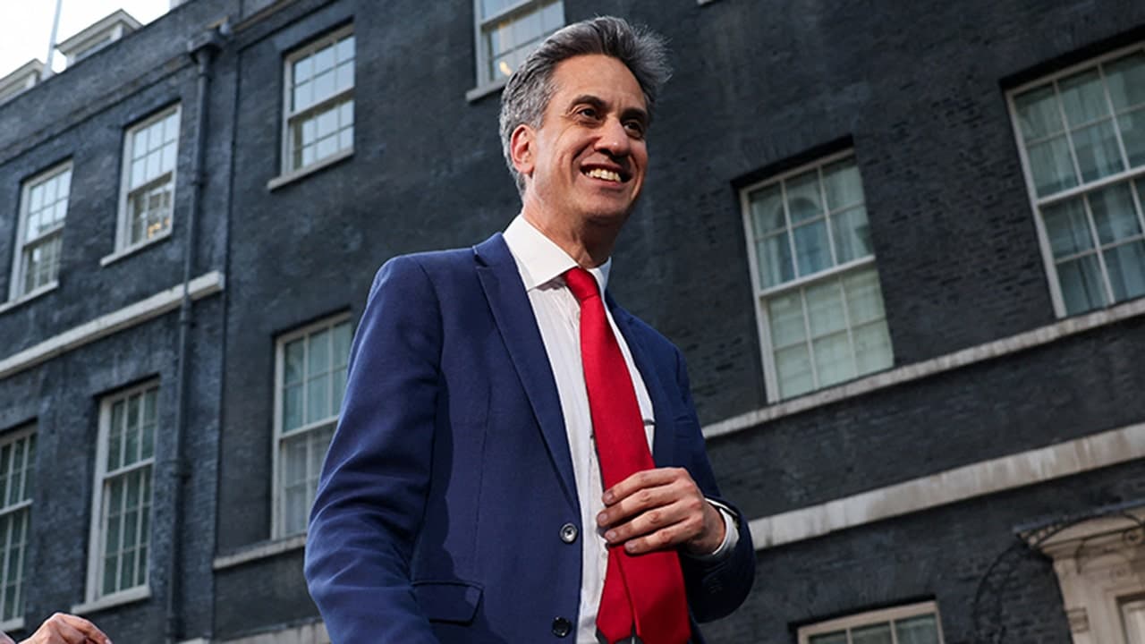 UK's Burnham appoints Miliband as foreign secretary