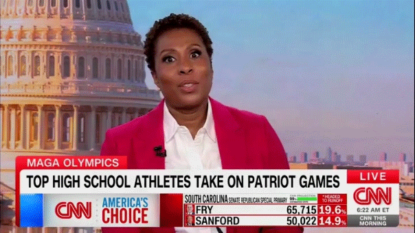 CNN highlights racial makeup of Patriot Games