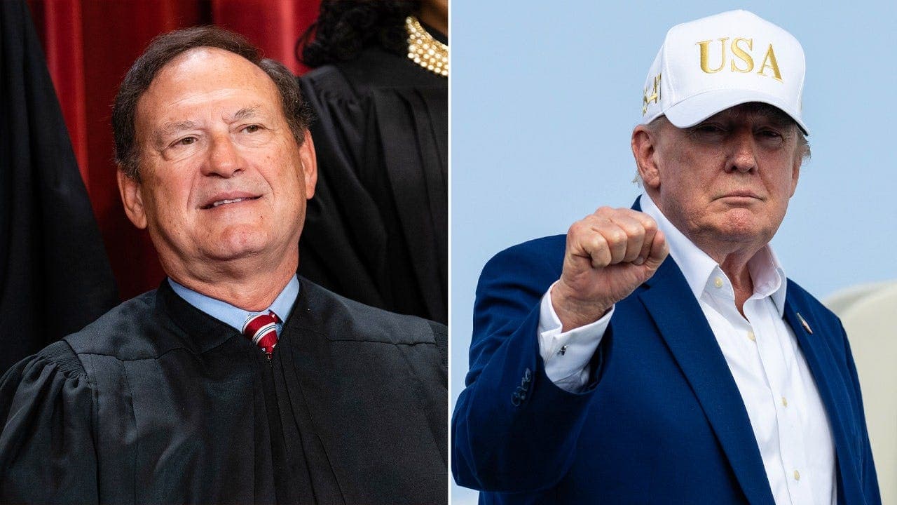 Trump praises Alito's Supreme Court tenure