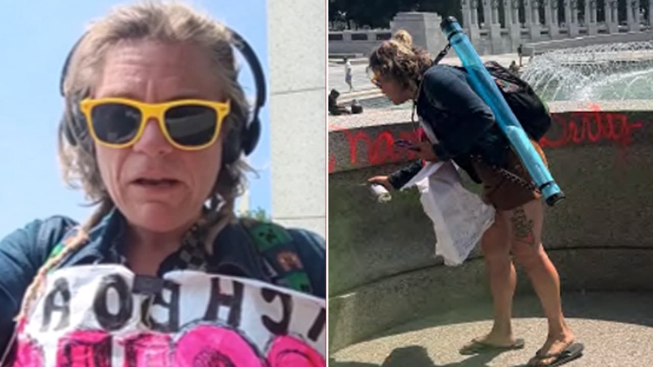WWII Memorial vandal now in custody