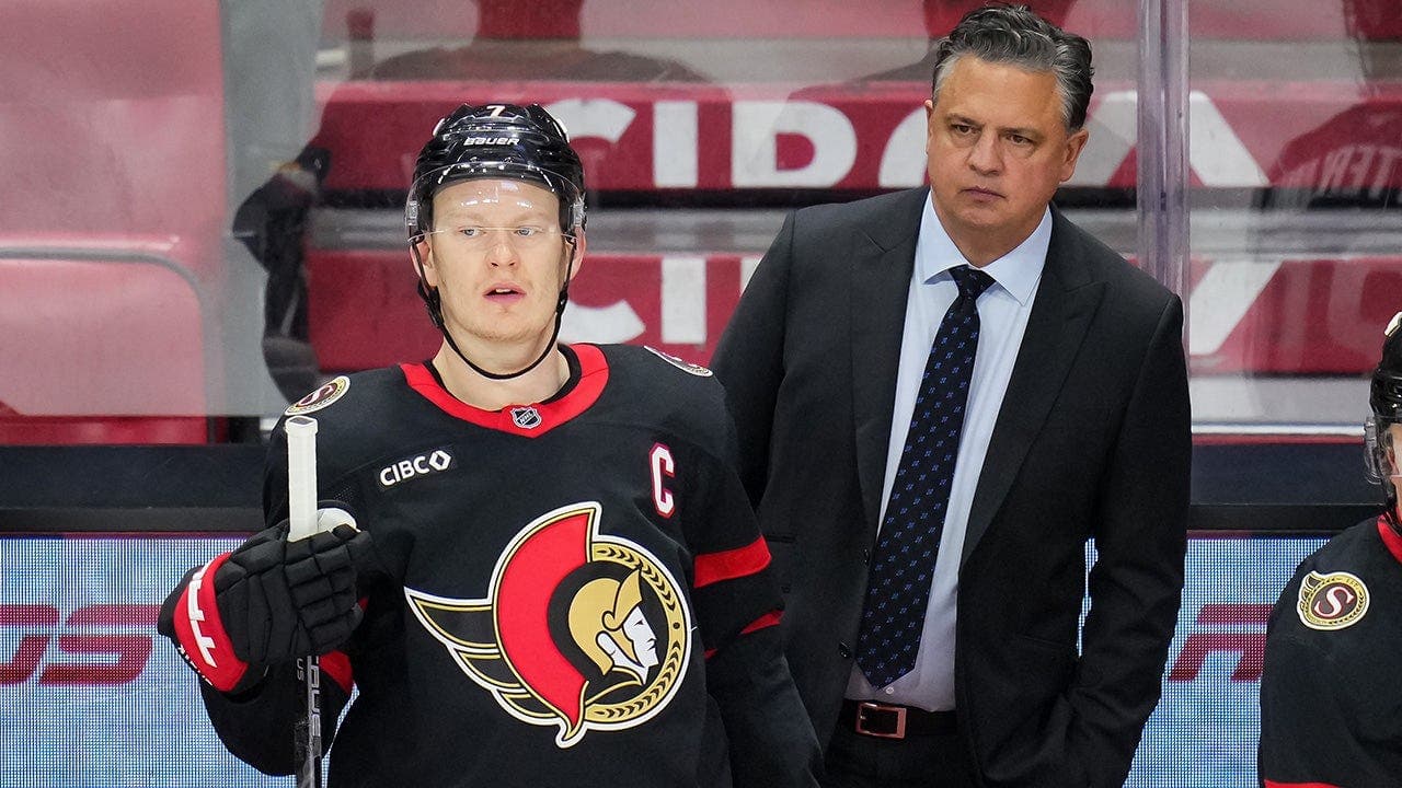 Senators coach surprised by Tkachuk trade
