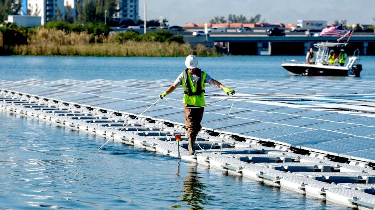Floating solar could save cities millions