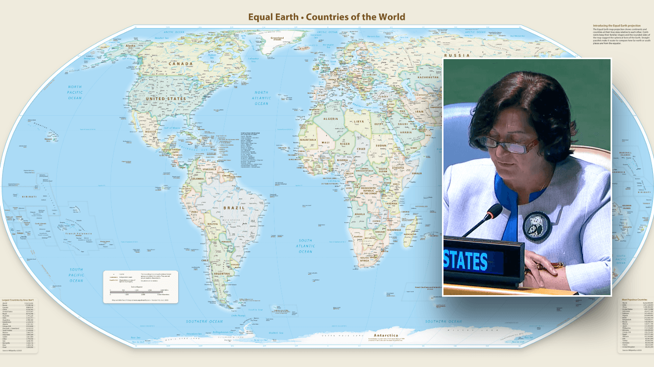 UN backs Equal Earth map with 164 votes