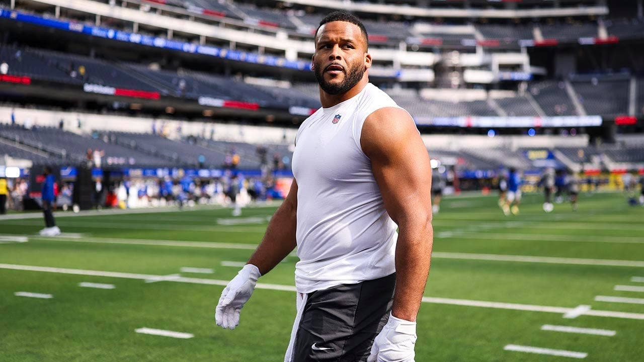 Rams' Aaron Donald Out With Back Soreness